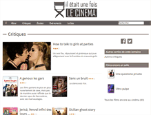 Tablet Screenshot of iletaitunefoislecinema.com